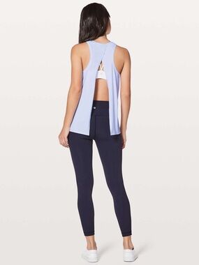 Lululemon All Tied Up Tank Serene Blue